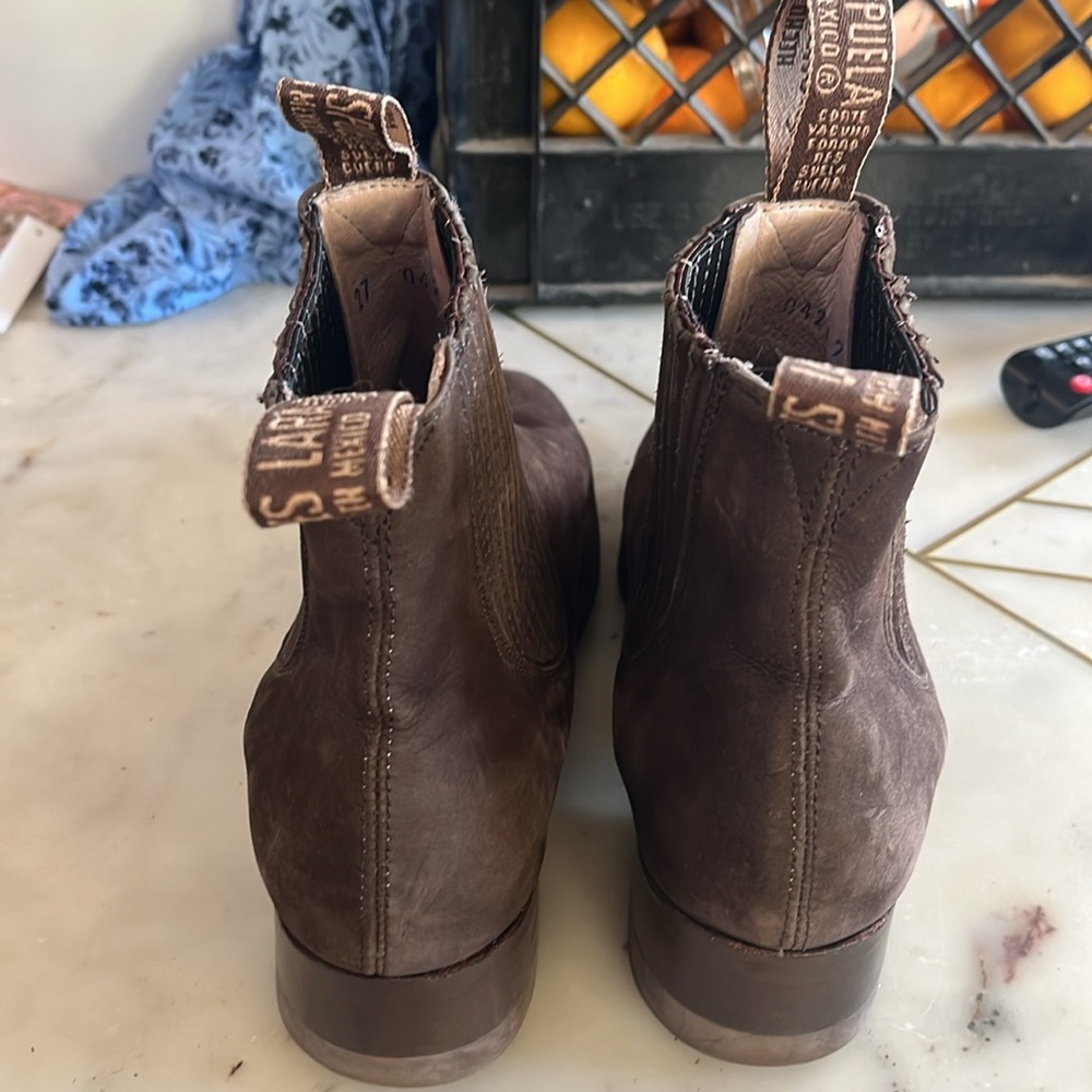 Women’s Botines Lara Made in Mexico Brown Leather Chelsea Boots - Picture 3 of 7